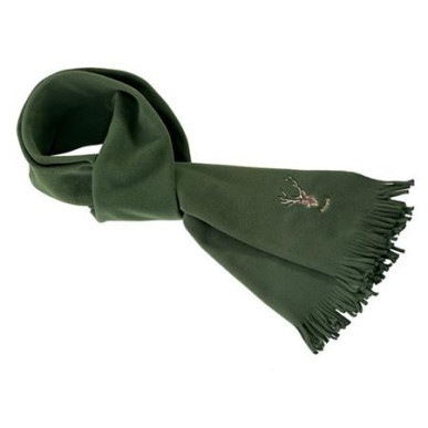 Echarpe RISERVA avec broderie Cerf - Vert