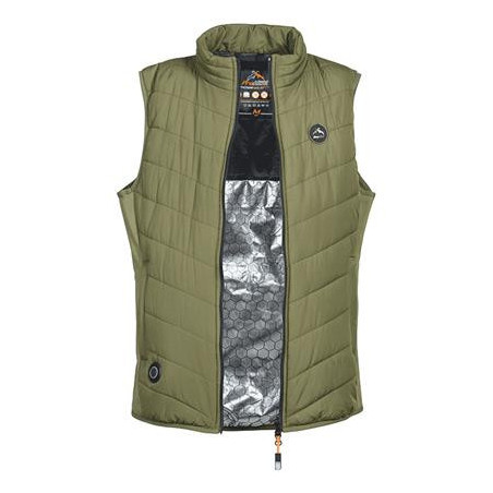 Gilet Chauffant Femme PROHUNT Hybride - Kaki
