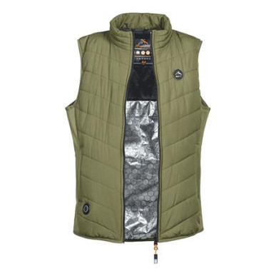 Gilet Chauffant Femme PROHUNT Hybride - Kaki