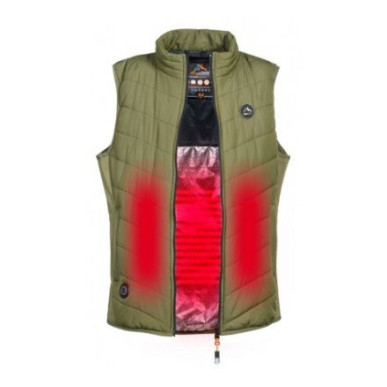 Gilet Chauffant Femme PROHUNT Hybride - Kaki