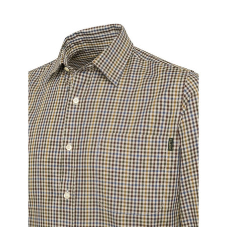 Chemise BERETTA Bryggen – Abricot/Bordeaux