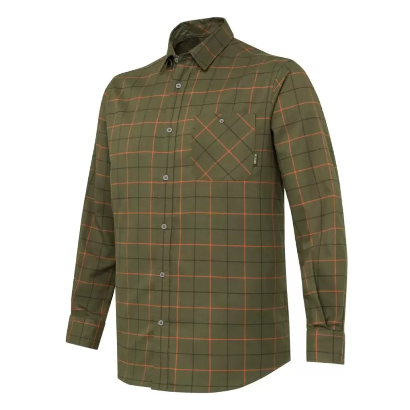 Chemise BERETTA Jargo Stretch – Green Pumpkin Check