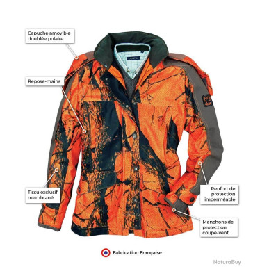 Veste femme JUMFIL Karen Orange