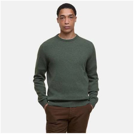 Pull Col Rond Barbour Olive L