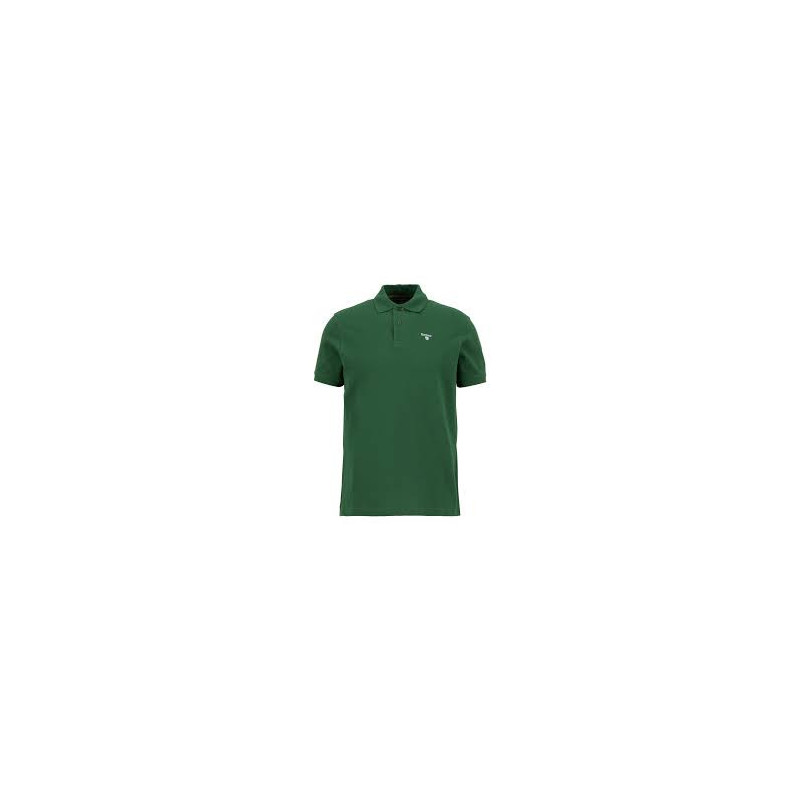 Barbour Polo Tartan Piqué Racing Green